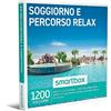 Smartbox - Cofanetto regalo Soggiorno e percorso relax - Idea regalo per la coppia - 1 notte con colazione ed esperienza wellness per 2 persone