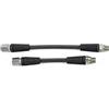 Best Divers Miflex Frusta, Hp 80 cm, 7/16 f, 7/16M, Carbon