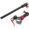Beaupretty Morsetto per esche da pesca in lega di alluminio, colore nero | Supporto portatile per canna da pesca, supporto per esca da pesca, facile da installare per scenari di pesca, colore casuale