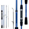ZGCrumphant Canna da pesca Baitcasting Spinning Viaggi Carbonio 4/5 Sezione Canne da pesca Casting Peso 5-20g Potenza Ultraleggero Richiamo Trota Mini Pole