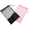 Toddmomy 2 Pezzi Borsa Rete per Scarpette da Balletto, Leggera e Traspirante | Tessuto Rete e Raso, Chiusura Cordino, per Pratica Danza e Recital, Colore Rosa
