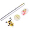 Generic Penna Rod Piccola canna da pesca Pocket Pen Canna da pesca | Penna asta e mulinello Combo per backpackers, compleanni, vacanze, altre occasioni speciali
