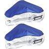 ULTECHNOVO 2 Pezzi Borsa per Pattini a Rotelle Grande Cerniera Blu | Tela Oxford, Design a Mano Semplice, Uso Esterno, Facile da Pulire, per Pattini a Rotelle