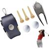 Veasbuu Marsupio per palline da golf Accessori Storage Tee Pouch Mini Waist Carry | Borsa per il trasporto di palline da golf, multiuso, da viaggio, per sport all'aperto, accessori per golfisti, uomini e donne