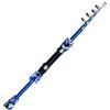 ZGCrumphant Canna da pesca 1.3M .5M .8M Baitcasting Lure Canna da pesca Casting Canne Telescopica Attrezzatura viaggio for Carpa Luccio Pesce Pesca Blu