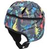 YARNOW Casco Morbido da Rugby Protezione, Visione Ampia, Elastico | Fodera in Schiuma e Poliestere, Traspirante, per Sport All'aperto e Calcio, Taglia Unica, Colore Vivace