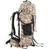 Hothingwell Zaino Trekking 60 L Grigio Oxford Impermeabile con Telaio Metallo, marrone, 60 L, 48