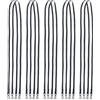 BESTOMZ 10 Pezzi Cinturino per Guanti da Sci in Nylon Anti Smarrimento | Clip Elastiche per Muffole e Guanti da Sci, Installazione Rapida, Visibilità Aumentata, Blu Navy