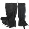 DEARMAMY Ghette Impermeabili da Trekking per Uomo, Copri Polpaccio Nero | Oxford Cloth Resistente, Protegge da Sporco e Acqua, per Attività Outdoor e Camminate