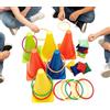 Generic Giochi Carnevale per Bambini Interazione Genitore-Figlio Colorata e | di Lancio e Tiro all'Aperto per Prati Cortili Parchi Spiagge Campeggi Ritrovi