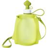 Oxxggkao Borraccia sportiva in silicone con trasporto, colore giallo, S | Tethered Cap, bicchieri pieghevoli da viaggio per il parco scolastico