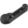 Sandyseptember Scudo per forcella scooter in plastica ABS, nero, 80 g | Adatto per ninebot MAX G3, lato sinistro o destro, corrispondenza OEM precisa, protegge i componenti interni