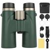 Genérico Binocolo per adulti leggero 12 x 42 HD con visione ampia | Binocolo per pesca all'aria aperta, per teatro, concerti, viaggi, escursionismo, sport, crociere, campeggio, pesca