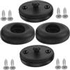 FUNOMOCYA 2 Set Fibbia di Giunzione per Muta da Sub Sgancio Rapido Nero | Plastica e Acciaio Inossidabile, per Muta in Neoprene e Abbigliamento Subacqueo, Due Pezzi