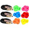 QLoztyse 12 Pezzi Tree Climbing Holds per Arrampicata Bambini su Alberi Rocce Artificiali con Presa Ergonomica Fissaggio Regolabile a Cricchetto Materiale PE
