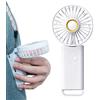 Veasbuu Ventilatore portatile portatile ricaricabile USB Mini ventilatore | Ventilatore personale elettrico per campeggio, escursionismo, pesca, attività all'aperto, picnic, donne e bambini