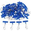 predolo Connettore per Ecoscandaglio da 50 Pezzi per Piombini da Pesca, L Testa in plastica + Snap