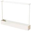 Homyl Porta Racchette da Badminton, Scaffale Porta Racchette da Terra, Supporto in Metallo con Cestino per Una Soluzione Organizzativa Efficiente per Scuola