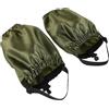 WRITWAA Ghette da Trekking, Gaiter per Scarponi, Protezioni Le Gambe da Escursionismo, 420d Oxford, Leggere e Compatte, Verde, per Trekking e Snowshoeing