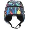 ULTECHNOVO Casco da Rugby Flessibile Imbottitura Protettiva per Portiere | Assorbimento Energia, Fibra Elastica e Schiuma, Sport All'aperto e Hockey, Colore Vivace