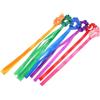 BESTOMZ 6 Pezzi Bracciale Ginnico Arcobaleno, Ritmica | Poliestere, Facile da Portare, per Lezione e Educazione Fisica, Colori Vivaci per Età Prescolare