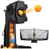 VUMBMYFCM Robot da Ping Pong, Lanciatore Automatico di Palline da Ping Pong | 9 tipi di palline rotanti e 4 modalità di allenamento, con rete di raccolta, oltre 300 palline di grande capacità