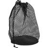 jojofuny Sacca per Palline da Golf in Rete Nylon Coulisse, Capienza 50 | Lavabile e Asciugatura Rapida, Struttura Stabile, Colore Nero, Accessorio per Palline da Golf e Tennis