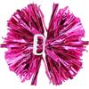 HOMOCONO 2 Pezzi Pompom da Cheerleading Manico, per Danza e Feste, Porpora | Prop Riutilizzabile in PVC e Abs, Colori Vivaci, per Spettacoli e Celebrazioni, Presa Pratica