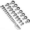 SUNGOOYUE 33Pcs Canna Da Pesca Guide Anello Kit Parti di Riparazione per Telescopico Surf Casting Rod Acciaio Inox Anello Ceramica