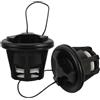 SHINEOFI 2 Pezzi Valvola Gommone per Kayak e Paddle Board, Nero Pom, Rapida | Parti della Valvola Aria Gonfiabile, Adattatore Valvola, Valvole Gonfiabili, Uso Esterno, Resistente