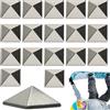 Generic Stomp Pad Adesivo metallico Forte Adsorbimento di attrito | 18 tappetini antiscivolo extra per sci invernale snowboard snowboard tappetino antiscivolo accessori controllo forte presa