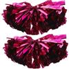 POPETPOP 2 Pezzi Pompom da Cheerleading Maniglia, PVC e ABS, Porpora | Riutilizzabile per Competizioni e Incontri Sportivi, Colori Vivaci, Accessorio Danza Pratico e Decorativo