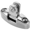ibasenice Cerniera per Ponte Barca Yacht M6 in Acciaio Inossidabile | Apertura Rapida, Distanza Fori 50, 4mm, per Pontone e Barca, Finitura Argento, Uso su Ponte