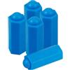 CIYODO 5 Pezzi Punte per Stecca da Biliardo Sostituibili, Blu, Plastica | Controllo del Colpo, Effetto D'impatto Migliorato, Accessorio Leggero e Portatile, Ricambio Piccolo