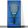 Generic Espositore Racchetta Tennis, decorazione da parete, cornice per interni(80 | Un elegante espositore tennis e una decorazione da parete ordinata per valorizzare la tua racchetta. (Racchetta non inclusa)