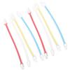 DEARMAMY 8 Pezzi Smorzatore per Racchetta da Tennis in Silicone | Gommini Antivibrazione per Sport, Assorbimento Urti, Formato Portatile, Comfort al Braccio, Accessorio da Tennis
