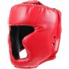 CORHAD Copricapo da Wrestling Leggero in Cuoio Rosso per Uomini e Ragazzi | Struttura Monopezzo, Imbottitura in Spugna, Resistente Agli Urti, per Sport Competitivi e Baseball