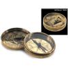Art Deco Home - Bussola Titanic, Ottone, 8 cm - 83577SG