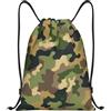 Generic Zainetto, Solid Color Camouflage Borsa Palestra Scuola Impermeabile Borsa Zainetto Sacca Ginnastica per Spiaggia Palestra Vacanze 36X42cm