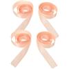 Kisangel 4 Pezzi Nastro per Scarpe da da Balletto, Nastro di Raso Rosa 78,6 Pollici, Accessorio per Scarpe da Danza, per Ballerine, Esibizioni sul Palco e Danza