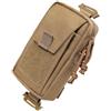 Generic Borsa di fissaggio zaino - Tracolla in nylon tasca con cerniera, cachi | Zaino in nylon con tracolla e tasca con cerniera per telefono, attrezzatura, escursionismo, campeggio e caccia