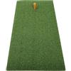Xixian Tappetino con Tee in Gomma per Pratica Indoor, Allenamento Swing | Tappeto erboso in gomma sintetica e PE, ideale per il cortile, esercizi di swing indoor in casa, configurazione della rete