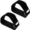 Gosknor 2pz Cinghie per Pedali per Macchina Ellittica per Esercizi Gambe, Fasce di Trazione per Ellittica da Scrivania Pedal Straps Ricambio per Anziani Fitness Casa Ufficio Accessori