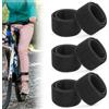 AYESY Cinghie Elastiche Antiscivolo,6 Pezzi Clip per Pantaloni per Fitness | Fascia Elastica Mollette regolabile per Ciclisti,Cinghie 3x30mm,per Canne da Pesca per Escursionismo,Caccia,Ciclismo,Militari