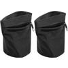 Poystng da polso Essentials per fa jogging, cammina, 2pcs | Tasca con cerniera in poliestere che offre spazio flessibile e indossabile