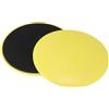 Generic Core Sliders per allenamento da 17,5 cm, confezione da 2 dischi per esercizi su entrambi i lati, dischi per allenamento fitness, dischi di forza per tappeti da palestra, pavimenti in legno, giallo