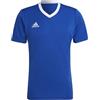 adidas Entrada 22 Short Sleeve Jersey, T-shirt Uomo, Team Royal Blue, L