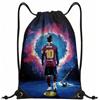 Generic Zaino con coulisse, borsa casual portatile con coulisse per uomo e donna, borsa da viaggio impermeabile per nuoto, sport, palestra