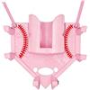 Poystng Porta Attrezzi con portabevande per Baseball Softball | Supporto sospeso montato recinzione per riporre l ' attrezzatura con portabevande per cortile del gioco