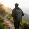 Generic 1 zaino da trekking pieghevole grigio scuro, 20 l, impermeabile, leggero, zaino da viaggio, per campeggio, corsa, avventure all'aria aperta